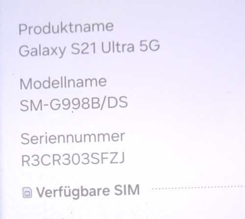 Samsung Galaxy S21 Ultra 5G 256 GB 12 GB negro en embalaje original SM-G998B/DS Dual Sim excelente - Imagen 8 de 8