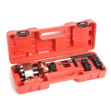Double Flare Tool Single/ Bubble, Brake Line Flaring Kit Fit Steel / Copper Tube