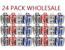 24 x Pack 3ft. iPhone OEM Original USB Charger Cable 5 6S 7 8 XS Free Shipping