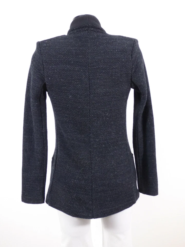 AVANT TOI Damen Blazer Jacke Gr XS DE / Schwarz Grau mit Strucktur ( S 6587 R ) - Bild 3 von 4