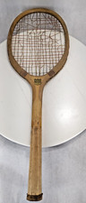 VINTAGE MARATHON WOODEN TENNIS RACQUET. ANTIQUE / DISPLAY