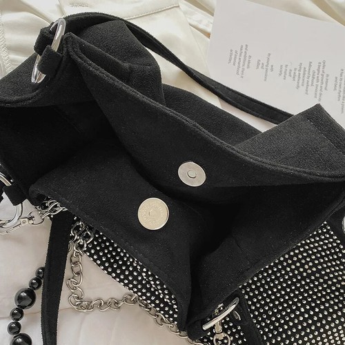Bucket Bag Damen Schultertasche Trendy Achseltasche Handtasche Geldbeutel Bolsa - Bild 18 von 19