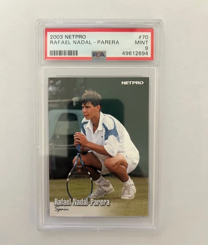 2003 Netpro Rafael Nadal Rookie #70 PSA 9