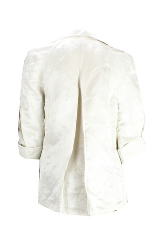 Charter Club Beige 3/4-Sleeve Open-Front Jacket M - Bild 2 von 2