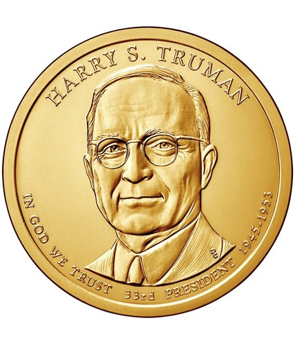 2015 D Harry S Truman Presidential Dollar. Uncirculated From US Mint roll. - Picture 1 of 3