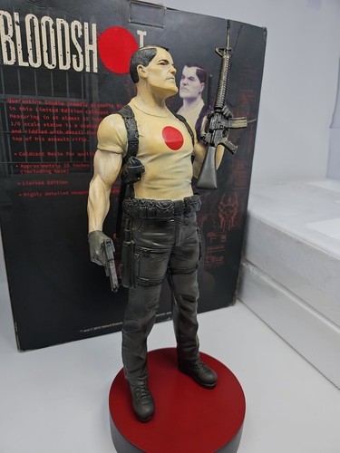 ESTATUA DE DISPARO DE SANGRE + 9,6 GRADOS VALIANT COMICS CUARENTENA ESTUDIOS VIN PELÍCULA DIESEL - Imagen 6 de 11