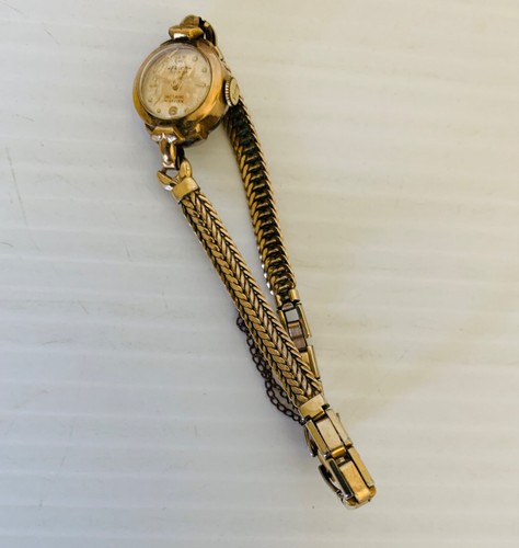 Felca Felicia Ladies Wrist Watch Gold Tone Vintage 1974 + Display Box NOT WORKIN - Picture 7 of 14
