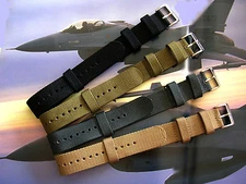 22m NATO G10® Aviator™ Military watchband Combat Army sport strap Balistic Nylon