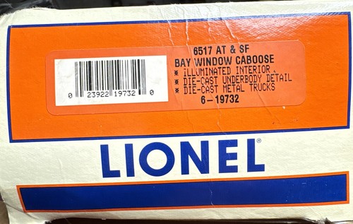 Lionel 6517 AT & SF Bay Window Caboose con scatola originale mai usato - Foto 6 di 12