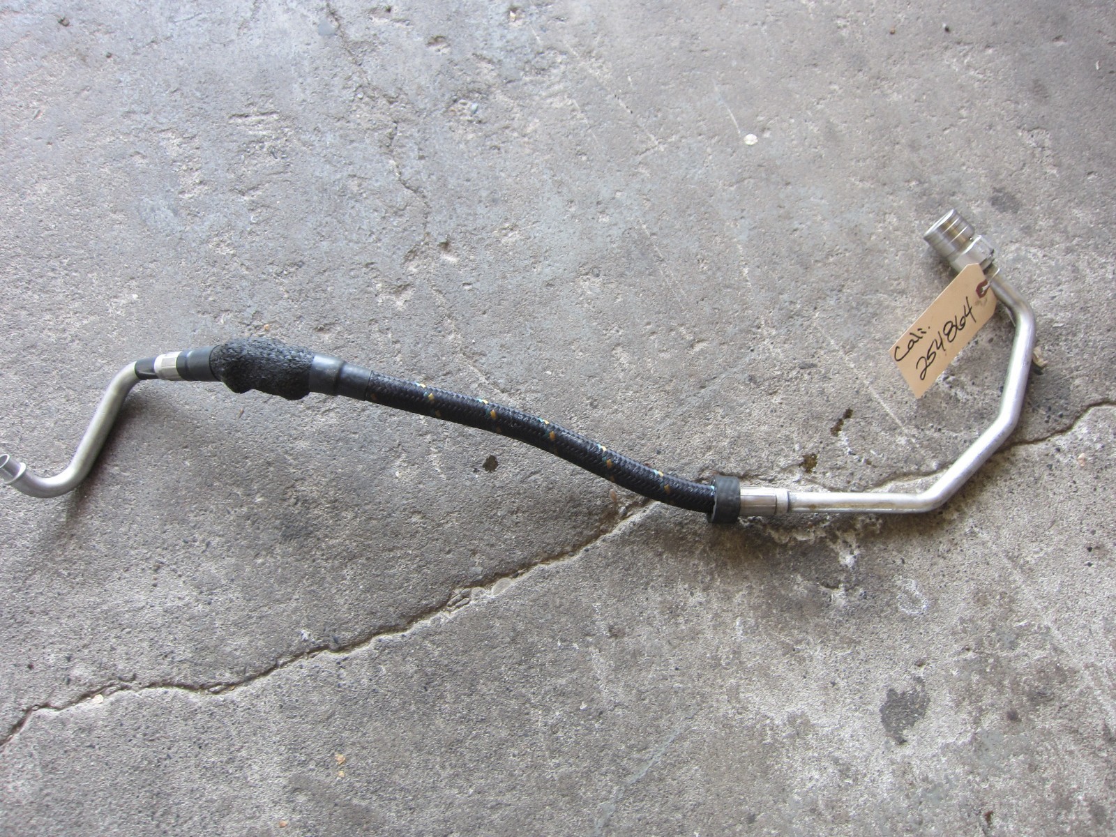 Ferrari California Rear Radiator Oil Delivery Tube Part# 254864