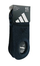 6 Pairs Adidas Men's Size 5-8 Black Superlite ClimaCool Athletic Socks