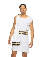 Roma Costume Men’s 2pc Gilded Greek God Costume