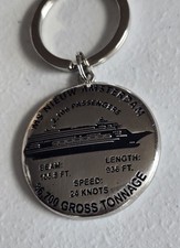 MS NIEUW AMSTERDAM Ship Keychain 