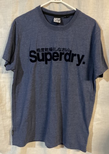Men’s Blue T-Shirt (SUPERDRY) Size 2XL