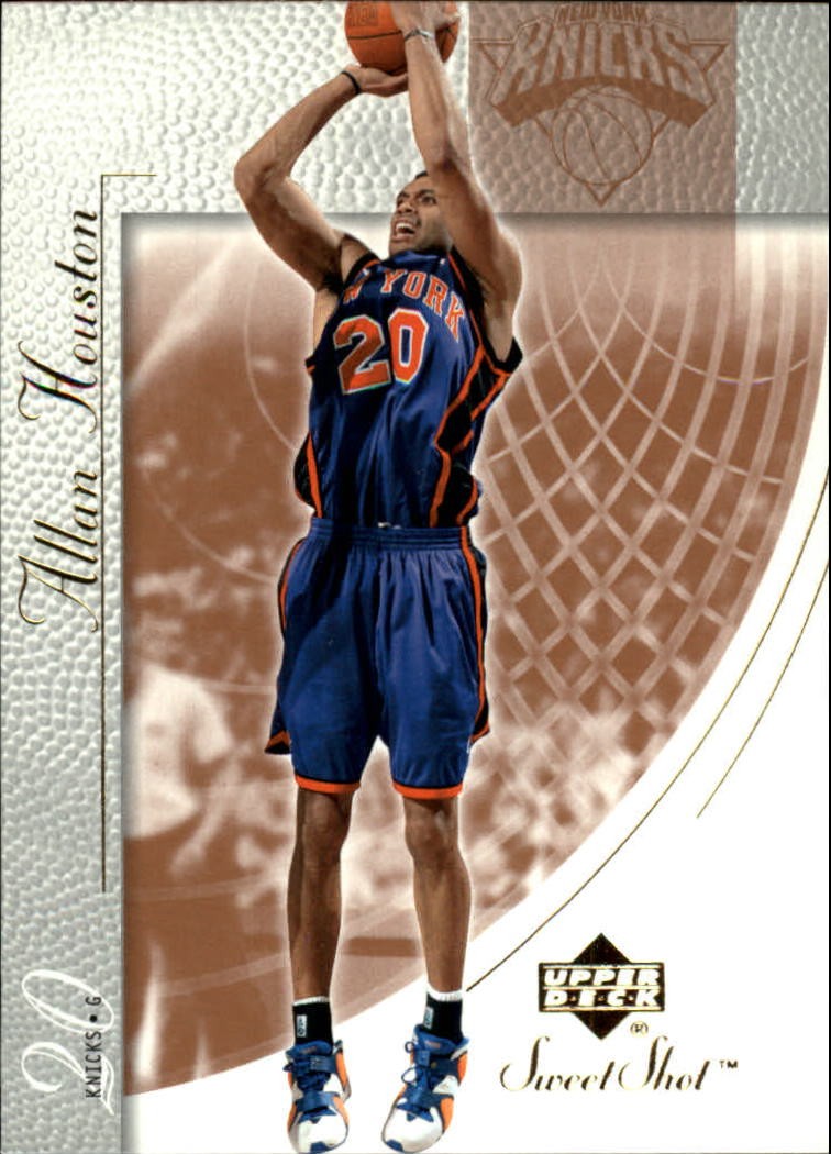 2002-03 Upper Deck Sweet Shot #56 Allan Houston - BSK