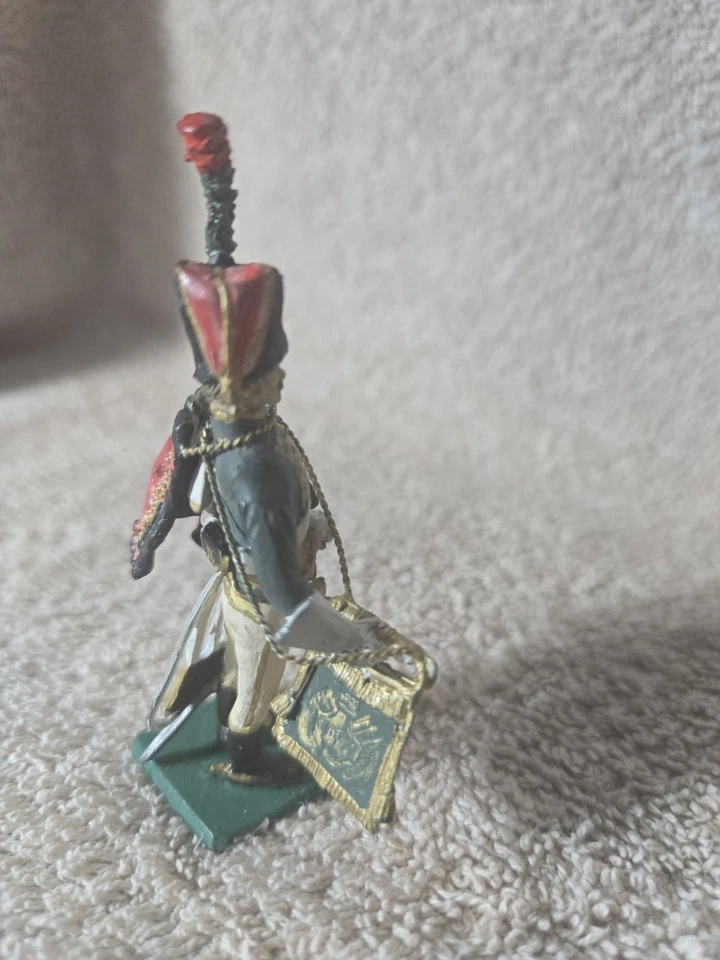 Figura vintage pintada a mano soldado plomo 1/30 VID SOLDADOS Foto 4 de 4