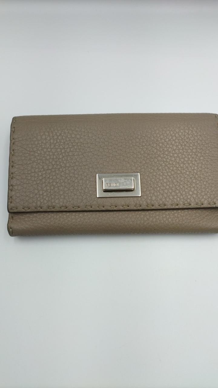 RARE FENDI Peekaboo Long Wallet Limited Edition Luxury Leather