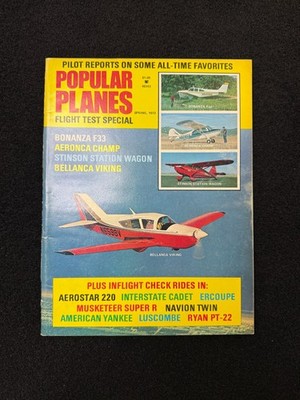 Popular Planes Flight Test Special Spring 1972 Vol 1 No 2 Aviation Magazine