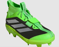 Adidas Adizero Edge+ TPU Baseball Cleats Men's Size 7 Green/Black NEW
