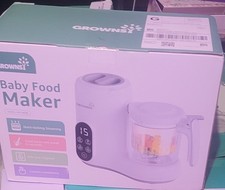 GROWNSY Baby Food Maker with Steam Basket, One Step Baby Food Processor Steamer