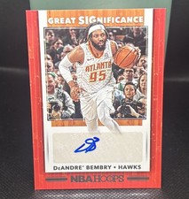 2019-20 Panini NBA Hoops - Great Significance DeAndre' Bembry #GS-DAB (AU)