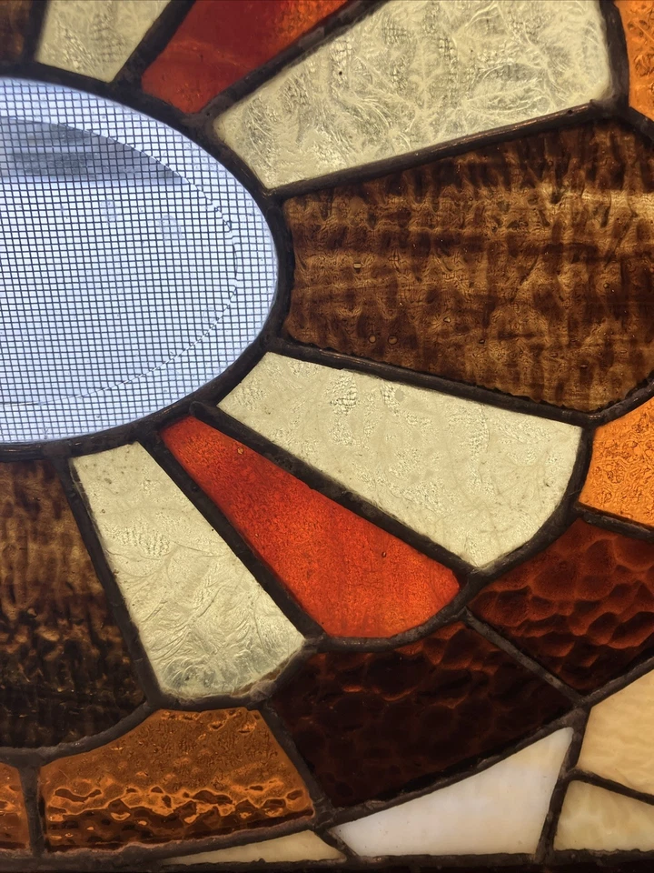 Stained Glass Panel Transom Window 17 1/4”X 13 1/2”. - Image 4 of 4