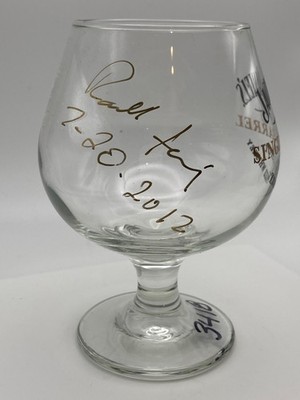 Jack Daniel's SINGLE BARREL Snifter Glass SIGNED  ''Squire Daddy'' Randall Fanning