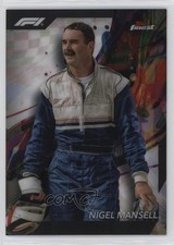 2024 Topps Finest Formula 1 Common Refractor Nigel Mansell #85 HOF 3hd