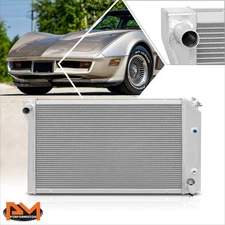 For 77-82 Chevrolet Corvette 5.7/5.0 MT 3-Row Full Aluminum Core Racing Radiator
