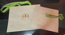 TORY BURCH Large Gift Bag & Purse Envelope Brand New 2 Items Included 