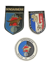 Lot de 3 Ecussons PVC