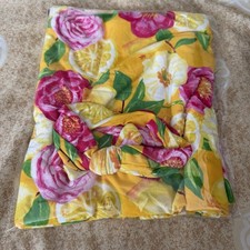 Posh Peanut Annika Floral Lemon Swaddle Headband Set