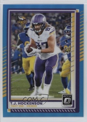 2025 Panini Donruss Optic Aqua Prizm 26/349 TJ Hockenson #145 19l7
