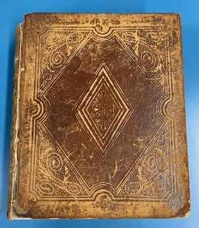RARE Antique 1851 Holy Bible Old New Testament The Apocrypha Phinney & Company