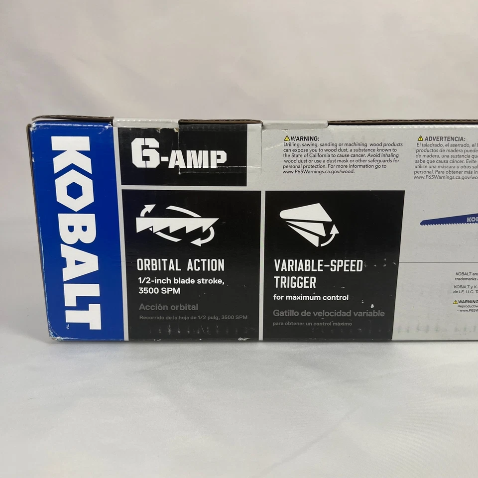 Kobalt 6 -Amp Variable Speed Reciprocating Saw (CORDED) - Image 4 of 4
