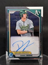 2024 Bowman Chrome Daniel Susac Auto Athletics Prospect 1st Autograph
