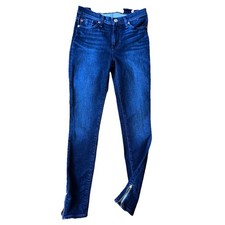 HUDSON Natalie Midrise Super Skinny Ankle- Womens 28x27 Jeans Stretch- Sz 25 Tag