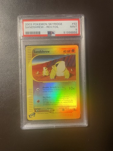 Sandshrew graded PSA 9 for sale on eBay