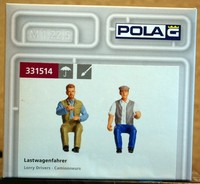 331514 Pola G Lkw Fahrer Lastwagenfahrer 2 StüCk Handbemalt 1:24 1:22,5