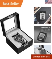 Single Slot Watch Display Case for Men - Protect & Showcase Your Timepiece