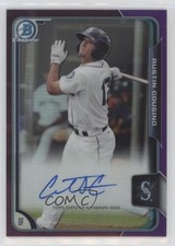 2015 Bowman Chrome Prospects Purple Refractor 30/250 Austin Cousino Auto 2f9