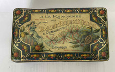 ANCIENNE BOITE EN TOLE PUBLICITAIRE BERLINGOTS NANTAIS E.RENAUDINEAU BENARDIN