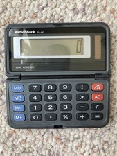 Vintage 1993 Radio Shack EC-441 Dual Powered Folding Calculator Tested  Working