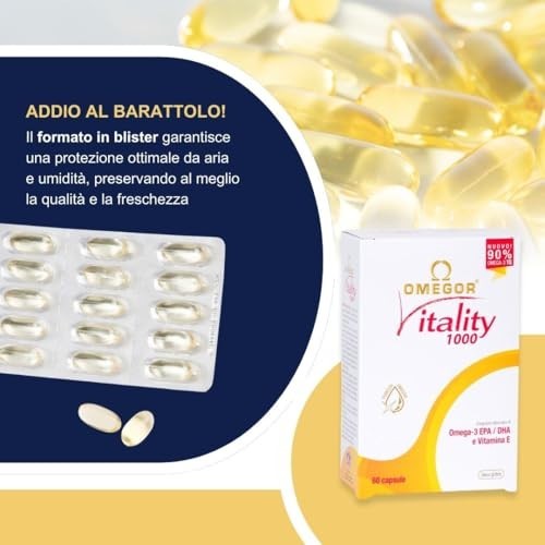 Omega 3 IFOS 5 Stelle 60 cps - Olio di Pesce Omega 3 1000mg - Ricco di EPA e DHA - Foto 8 di 8