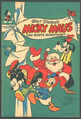 ⭐ MICKY MAUS 1951 ⭐ Nr. 4 - Ehapa Verlag - Sammlerecke-Zustand 1 - Bild 1 von 2