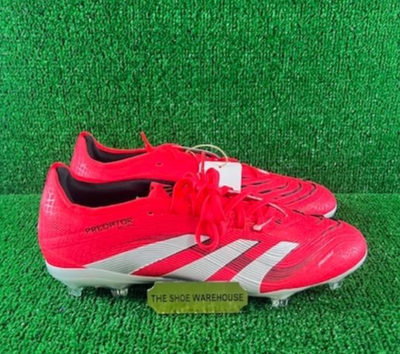 #ad Men#x27;s Adidas Predator Pro FG Red Soccer Cleats ID3856 Size 8 $85.45