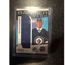 Upper Deck SP Game Used Banner Year Rutger McGroarty #BYD-RM Jets