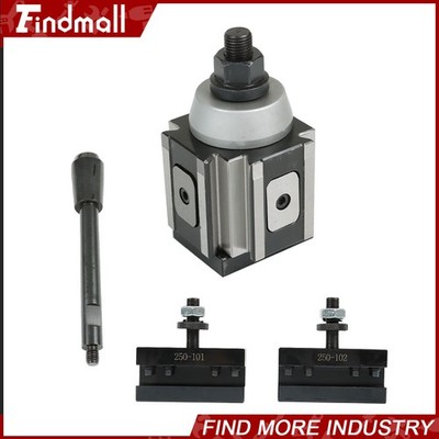 3Pcs AXA 250-100 Set Piston Type Quick Change Tool Post Holder For Lathe 6- 12''