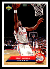 1992-93 Upper Deck McDonald's Danny Manning #P20 Los Angeles Clippers NBA