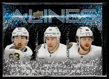 2024-25 Upper Deck Series 1 A-Lines Speckle #AL-3 Marchand Coyle Pastrnak